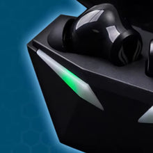 Cargar imagen en el visor de la galería, Auriculares inalámbricos con Bluetooth 5,1, audífonos TWS para juegos con latencia cero y diseño intrauditivo, Auriculares deportivos duales estéreo con micrófono MOD ZE-2136