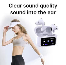 Cargar imagen en el visor de la galería, Auriculares E9 PRO con reducción de ruido, cascos inalámbricos con pantalla táctil, indicador LED de batería, pantalla de alimentación a prueba de agua MOD E9 PRO