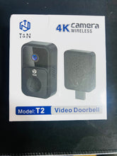 Cargar imagen en el visor de la galería, Timbre de puerta Wifi 1080P impermeable en tiempo Real Tuya timbre inteligente intercomunicador inalámbrico timbre de puerta intercomunicador cámara MOD T1 T2