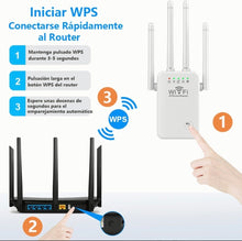 Cargar imagen en el visor de la galería, Repetidor Wifi Amplificador De Señal U9 Router 300mbps 2.4g MOD FM-000154