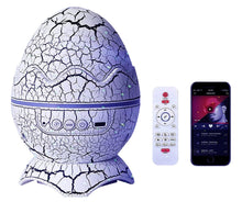 Cargar imagen en el visor de la galería, Proyector De Huevos De Dinosaurio Con Altavoz Bluetooth control remoto y láser estrellas nebulosas MOD ZE-2855