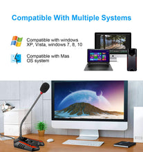 Cargar imagen en el visor de la galería, Micrófono USB de computadora para computadora, compatible con PC, laptop, Mac, micrófono de computadora profesional con soporte, grabación, transmisión, YouTube, micrófonos de podcast, chat en vivo, discord MOD YX-MKF