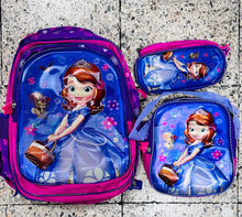 Cargar imagen en el visor de la galería, Mochila escolar 3 pz mágica 3D Holograma MOD A-2-6