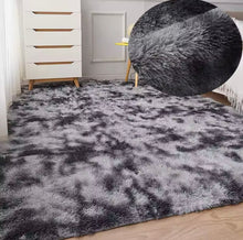 Cargar imagen en el visor de la galería, Alfombra de felpa gruesa para sala de estar, decoración del hogar, alfombra mullida Rectangular de seda para área de niños, alfombrillas para pies de sofá, Alfombra de juego para dormitorio de niños