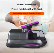 Cargar imagen en el visor de la galería, Aspiradora inalámbrica de mano acaricida, aspirador de gran succión para colchón, sofá, ácaros del polvo, MOD ZE-2187