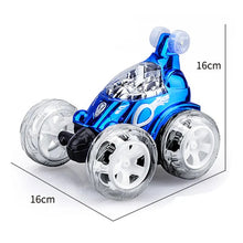 Cargar imagen en el visor de la galería, Coche de música a Control remoto para niños, vehículo eléctrico volquete de acrobacias de Graffiti con luz, 360 °, baile rodante, 2,4 Ghz, juguete para regalo MOD 999G-25vs