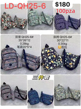 Cargar imagen en el visor de la galería, Mochila combo juvenil con bolsa MOD LD-25-6