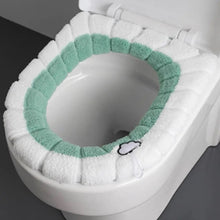 Cargar imagen en el visor de la galería, Funda de asiento de inodoro lavable, tapete de acrílico suave y cálido para decoración del hogar