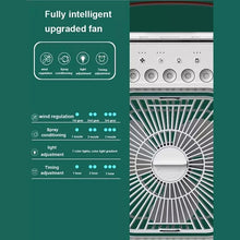 Cargar imagen en el visor de la galería, Ventilador 3 en 1 para el hogar, Enfriador de aire pequeño con luz LED nocturna, Humidificador portátil, ventilador de ajuste de aire para oficina y hogar, portatil MOD XY-01
