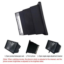 Cargar imagen en el visor de la galería, nuevo soporte de la lupa del amplificador del teléfono de la pantalla agrandada 3D caliente soporte del teléfono móvil Mod F2