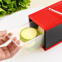 Cargar imagen en el visor de la galería, Rallador multifuncional para verduras, rebanador de zanahorias, cebolla y patatas, cortador de frutas, dispositivos de cocina accesorios para el hogar, 5 en 1 Juego MOD 1052