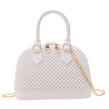 Cargar imagen en el visor de la galería, Bolsos de silicon transparentes de PVC para mujer, bolsos cruzados de hombro, bolsos cuadrados pequeños MOD 6002