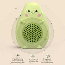 Cargar imagen en el visor de la galería, Altavoz Bluetooth con aguacate y carga USB, minialtavoz portátil MOD ZE-336