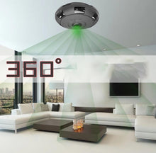 Cargar imagen en el visor de la galería, Cámara Mod 10364 EVKVO, 1080P, panorámica inalámbrica, Whit y cámara negra, cámara IP de red de seguridad para el hogar, lente de cámara de 360 grados, Ojo de pescado, visión nocturna IR - mychinashop.com