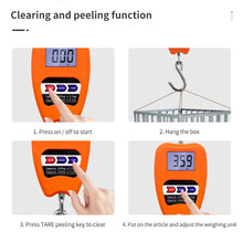 Cargar imagen en el visor de la galería, Mini báscula Digital LCD para colgar, balanza de peso Industrial, electrónica, resistente, 200 KG MOD PES009