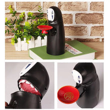 Cargar imagen en el visor de la galería, Figuras de acción Hucha de juguete Kaonashi sin cara, hucha electrónica automática, regalo de Miyazaki Hayao Chihiro, Caja de Ahorro de figura, 21cm, hucha automática, juguetes inteligentes para comer monedas MOD ZE-353