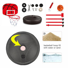 Cargar imagen en el visor de la galería, Tablero de básquetbol y Aro de baloncesto ajustable para niños pequeños, estante de soporte para niños, Bola de interior al aire libre, deporte, tablero trasero, llanta, tiro, juguete para niños, 63-150CM MOD TOY 574 y TOY 577