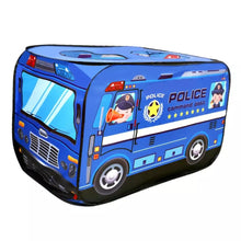Cargar imagen en el visor de la galería, Castillo Tienda de juegos emergente para niños, casa de juegos al aire libre plegable, camión de bomberos, coche de policía, coche de helado, casa de juegos para niños, autobús interior MOD 180