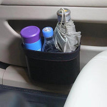 Cargar imagen en el visor de la galería, Cubo de basura negro para coche 17*14*7cm bolsa de almacenamiento para coche, accesorios para coche de basura Puerta de coche cubo de basura con Clip cajas de almacenamiento para automóvil Mod ZH-13 - mychinashop.com