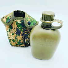 Cargar imagen en el visor de la galería, Botella de agua militar de 1L para acampar, senderismo, cantimplora con mango, herramienta práctica portátil para escalada al aire libre, viaje MOD BB33-1