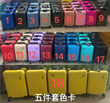 Cargar imagen en el visor de la galería, Maleta de viaje con ruedas para mujer, juego de equipaje rodante, bolsa de equipaje con ruedas, 3 pzs