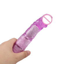 Cargar imagen en el visor de la galería, Dildo Vibrador consoladores de cristal realistas para mujer adulta, Juguetes sexuales eróticos de pene grande de velocidad múltiple MOD QSDZ-004