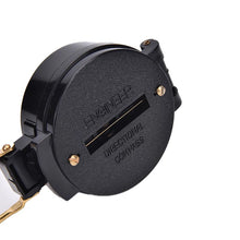 Cargar imagen en el visor de la galería, Brújula portátil del ejército verde, brújula con lente plegable, marco de aluminio, carcasa impermeable, herramienta para exteriores MOD ZNZ33