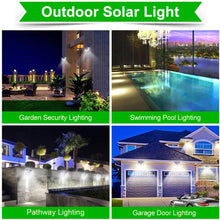Cargar imagen en el visor de la galería, Lámpara solar 468 LED Solar Lamp Motion Sensor Outdoor Lighting 3 Modes Waterproof Wall Lamp Street Lamp Home Decoration Solar Garden Light MOD CL-166