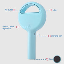 Cargar imagen en el visor de la galería, Ventilador 360° con tres velocidades color rosa - mychinashop.com