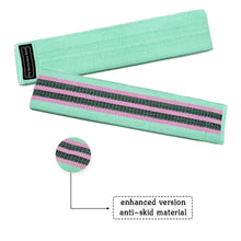 Cargar imagen en el visor de la galería, Banda para glúteos Unisex, banda de resistencia de bucle circular para cadera, ejercicio de entrenamiento para piernas, muslo, glúteos, bandas de sentadillas, diseño antideslizante MOD NM065