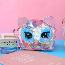 Cargar imagen en el visor de la galería, Bolso lentejuela kawai búho MOD Y-2104