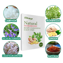 Cargar imagen en el visor de la galería, Parches desintoxicantes de ajenjo Natural para pies, calcomanías para aliviar el dolor y el estrés, pérdida de peso, almohadillas de limpieza para mejorar el sueño, 16 piezas MOD QQ-024