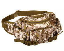 Cargar imagen en el visor de la galería, Canguro grande riñonera de nailon de alta calidad, bolso de hombro y pecho, multicapacidad, para viaje MOD 6023