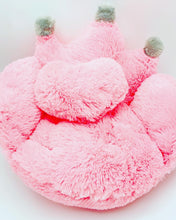 Cargar imagen en el visor de la galería, Sillón peluche Cojín de felpa suave con forma de corona para silla, cojín de asiento de Animal para niños, alfombrilla para sofá, Tatami para piernas, soporte Lumbar, decoración de oficina