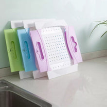 Cargar imagen en el visor de la galería, Cesta plegable para lavar verduras, cesta de drenaje multifunción para cocina, cestas de limpieza de frutas, suministros para el hogar