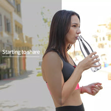 Cargar imagen en el visor de la galería, Termo Insulado de Cubierta Doble para el Gimnasio, Botella Deportiva de Acero Inoxidable con Cierre Hermético, Portátil, para Deportes, Capacidad de 500ml MOD XR-226