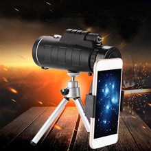 Cargar imagen en el visor de la galería, Telescopio Monocular celular o caza HD con Zoom de 40X60, prismáticos de visión clara para ver el teléfono móvil, acampar y cazar al aire libre MOD 40x60B