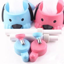Cargar imagen en el visor de la galería, Botella de agua para colgar, bebedero de mascotas automático, dispensador de alimentación para cachorros, bebedero para mascotas, bebedero para perros y gatos mod TAZÓN DE MASCOTA - mychinashop.com