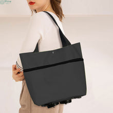 Cargar imagen en el visor de la galería, Bolsa de compras plegable, organizador de compras de verduras, portátil, con ruedas ,carrito de mandado