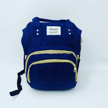 Cargar imagen en el visor de la galería, Pañalera térmica doble cierre MOD V-634 color negro