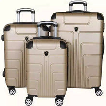 Cargar imagen en el visor de la galería, Maleta de viaje con ruedas para mujer, juego de equipaje rodante, bolsa de equipaje con ruedas, 3 pzs