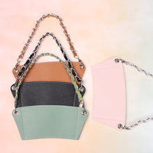 Cargar imagen en el visor de la galería, Portavaso para termo reutilizable con cadena de viaje ecológica para bebidas, funda para botella de café, soporte para taza de cuero PU MOD CADENA CHICA MANGA