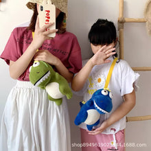Cargar imagen en el visor de la galería, Mochila de peluche dinosaurio 878-A67