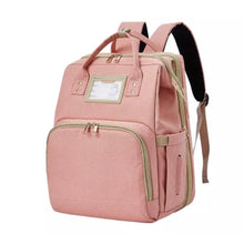 Cargar imagen en el visor de la galería, Pañalera con moises y porta biberón de alta calidad Mod 2083