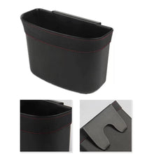 Cargar imagen en el visor de la galería, Cubo de basura negro para coche 17*14*7cm bolsa de almacenamiento para coche, accesorios para coche de basura Puerta de coche cubo de basura con Clip cajas de almacenamiento para automóvil Mod ZH-13 - mychinashop.com