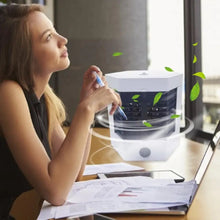 Cargar imagen en el visor de la galería, Enfriador de aire evaporativo de escritorio de quinta generación, ventilador de refrigeración portátil con asa, ventilador de aire acondicionado, Enfriador de aire caliente MOD 005