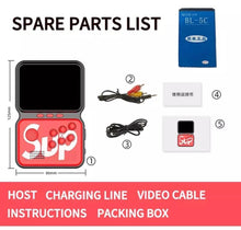 Cargar imagen en el visor de la galería, SUP NEW M3 Sub portátil, Mini controlador de juegos de 3 pulgadas, de mano, 16 bits, consola de juegos Retro incorporada 900 + máquina de juegos recargable para juegos clásicos 900 juegos MOD SUB M3