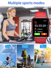 Cargar imagen en el visor de la galería, Reloj inteligente T500 Plus para hombre y mujer, pulsera inteligente con Bluetooth, llamada, rastreador deportivo de ritmo cardíaco, , Control remoto