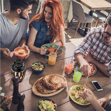 Cargar imagen en el visor de la galería, Altavoces de llama LED portátiles de 5W, azul de diente altavoces inalámbricos, alta calidad de sonido de fidelidad para viajes, Camping MOD HDY-1