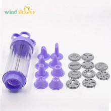 Cargar imagen en el visor de la galería, Pistola de decoración de galletas de plástico, prensa para galletas, conjunto de utensilios de horneado para repostería, molde de paja MOD GH5219